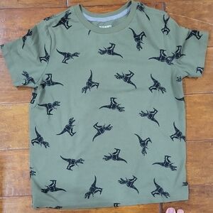 Old Navy Green Dinosaur Print Kids T-Shirt